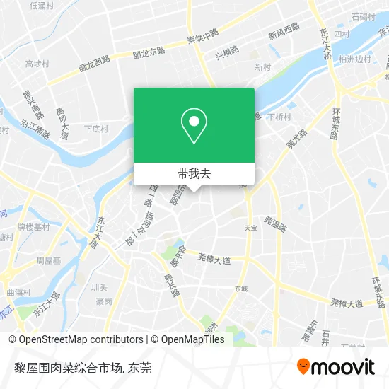 黎屋围肉菜综合市场地图