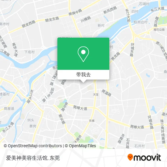爱美神美容生活馆地图