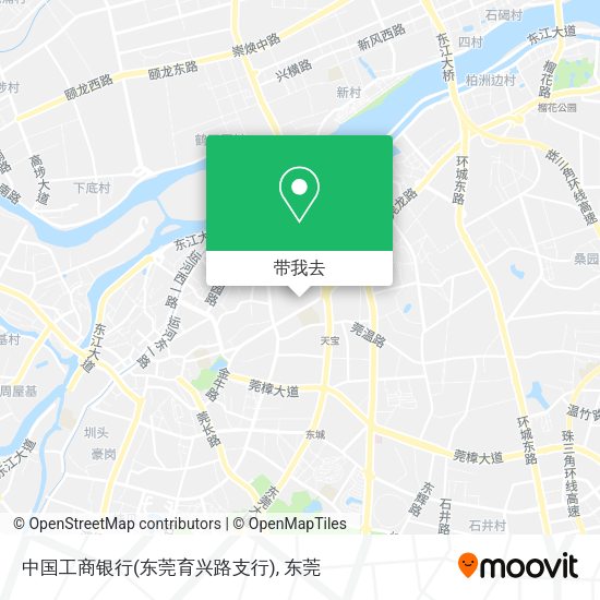 中国工商银行(东莞育兴路支行)地图