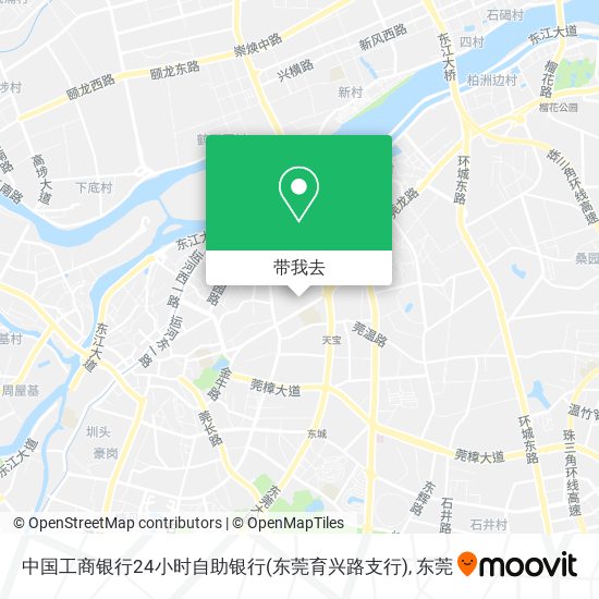 中国工商银行24小时自助银行(东莞育兴路支行)地图