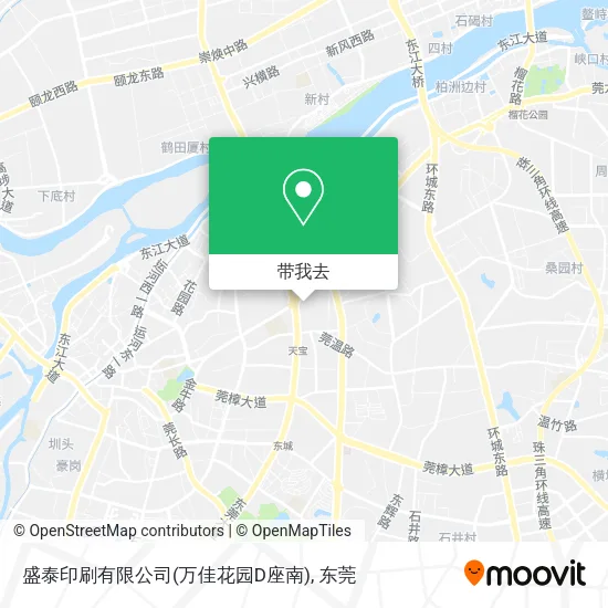 盛泰印刷有限公司(万佳花园D座南)地图