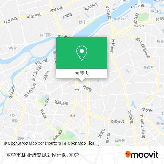 东莞市林业调查规划设计队地图