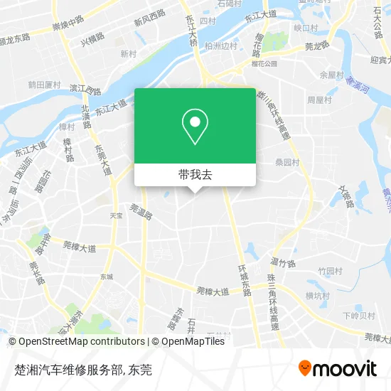 楚湘汽车维修服务部地图