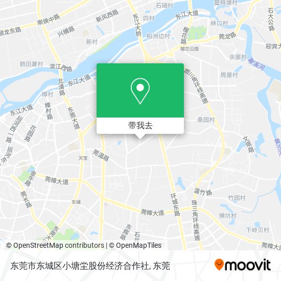 东莞市东城区小塘坣股份经济合作社地图