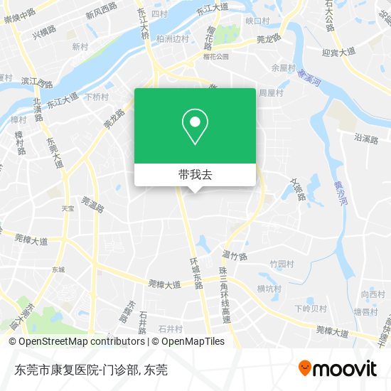 东莞市康复医院-门诊部地图