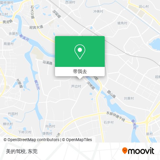 美的驾校地图