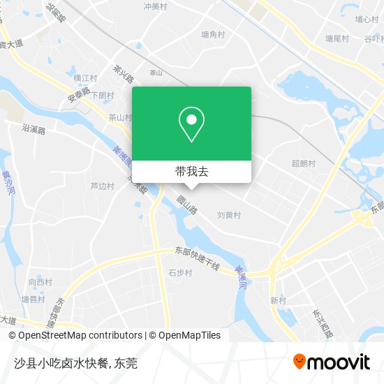 沙县小吃卤水快餐地图