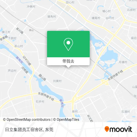 日立集团员工宿舍区地图
