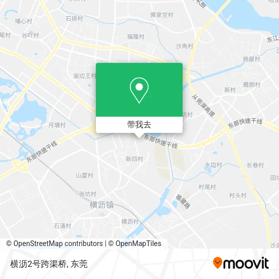 横沥2号跨渠桥地图