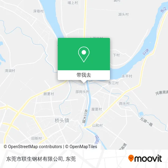 东莞市联生钢材有限公司地图