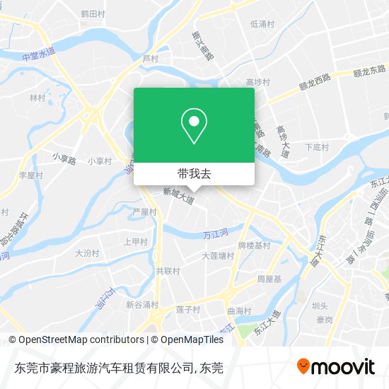 东莞市豪程旅游汽车租赁有限公司地图
