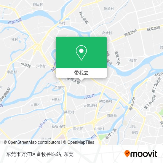 东莞市万江区畜牧兽医站地图