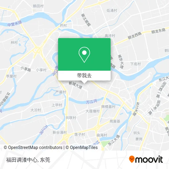 福田调漆中心地图
