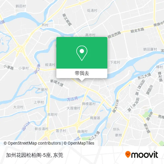 加州花园松柏阁-5座地图