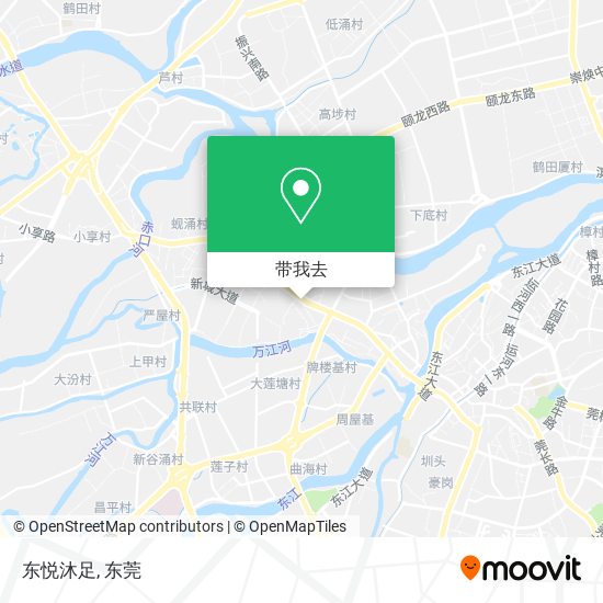 东悦沐足地图