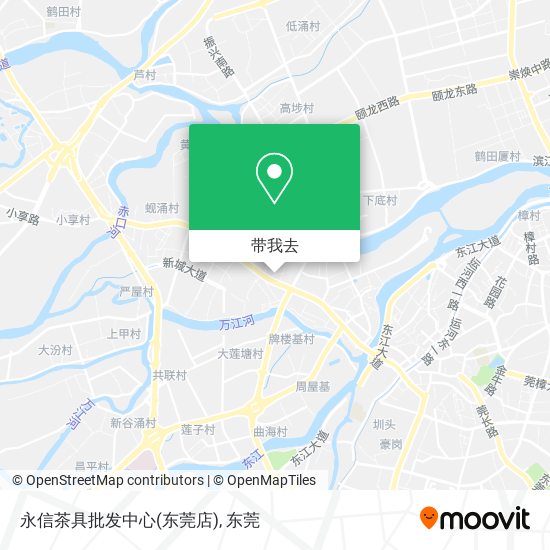 永信茶具批发中心(东莞店)地图