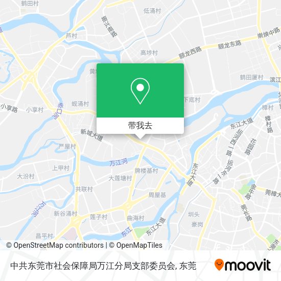 中共东莞市社会保障局万江分局支部委员会地图