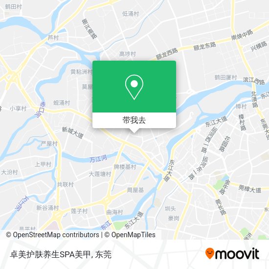 卓美护肤养生SPA美甲地图