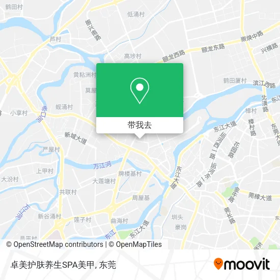 卓美护肤养生SPA美甲地图