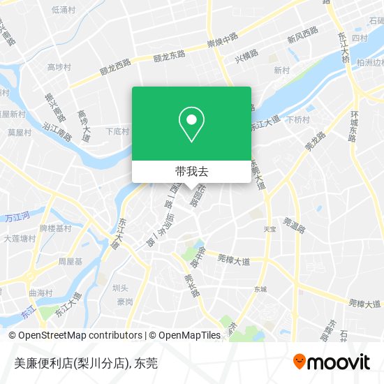 美廉便利店(梨川分店)地图