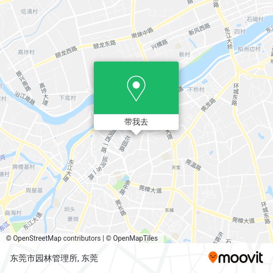 东莞市园林管理所地图