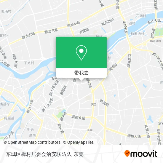 东城区樟村居委会治安联防队地图