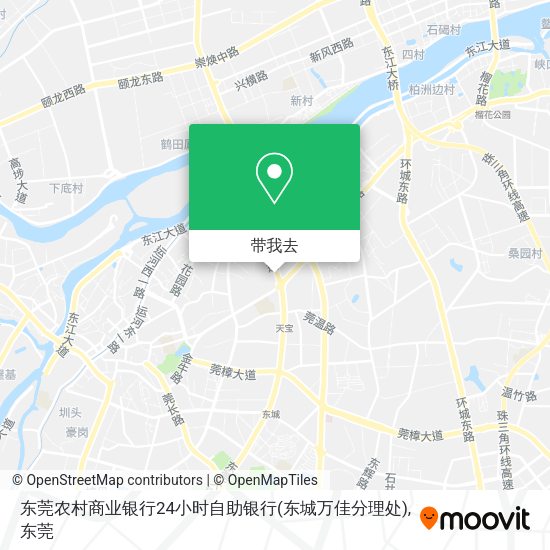 东莞农村商业银行24小时自助银行(东城万佳分理处)地图