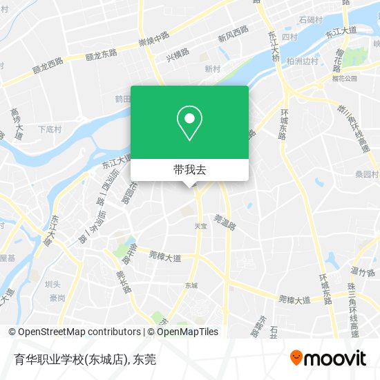 育华职业学校(东城店)地图