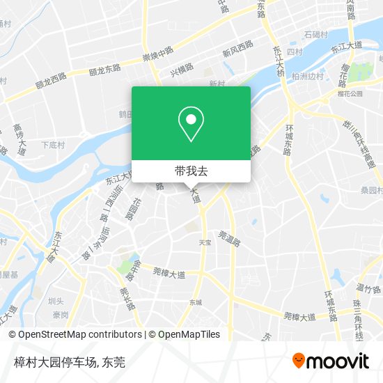 樟村大园停车场地图