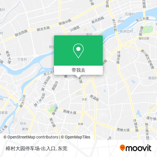樟村大园停车场-出入口地图