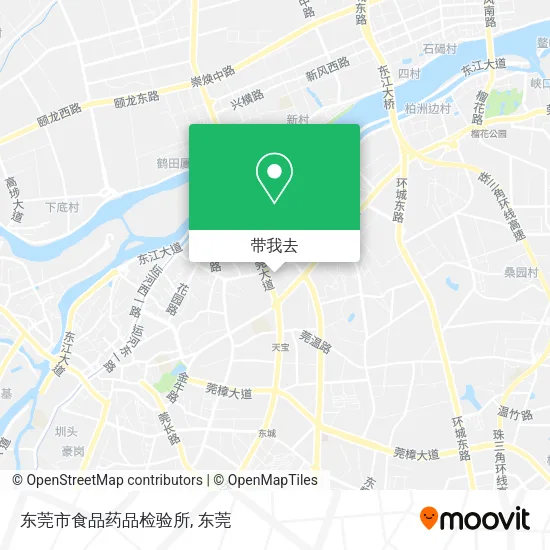 东莞市食品药品检验所地图