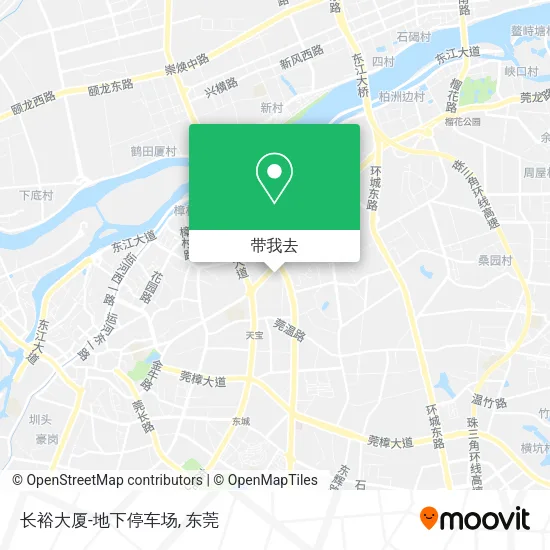 长裕大厦-地下停车场地图