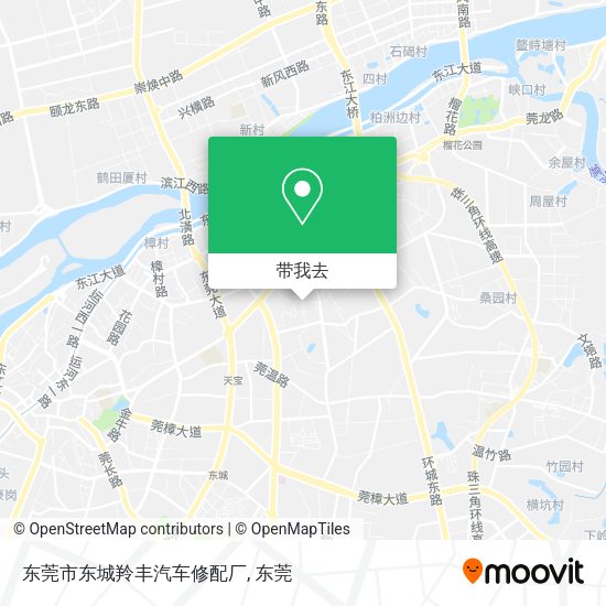 东莞市东城羚丰汽车修配厂地图