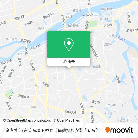 途虎养车(东莞东城下桥泰斯福德授权安装店)地图
