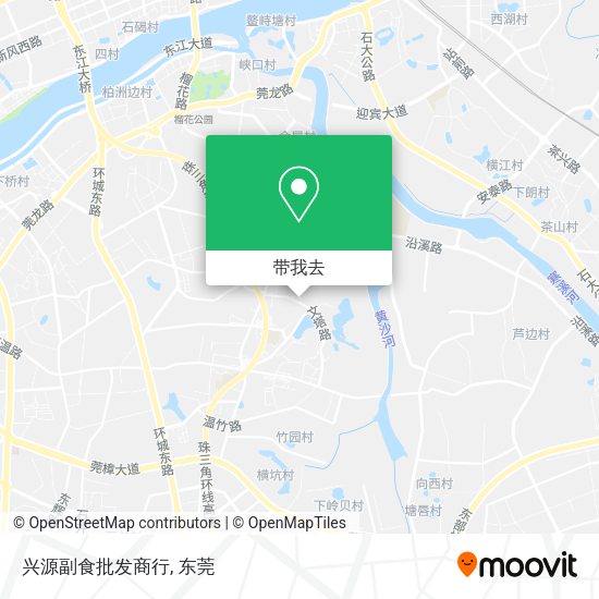 兴源副食批发商行地图
