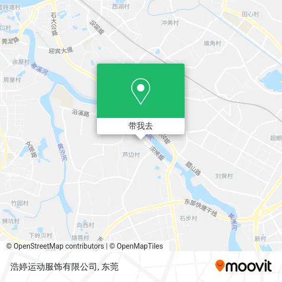 浩婷运动服饰有限公司地图