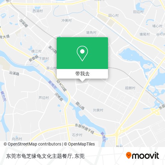 东莞市龟芝缘龟文化主题餐厅地图