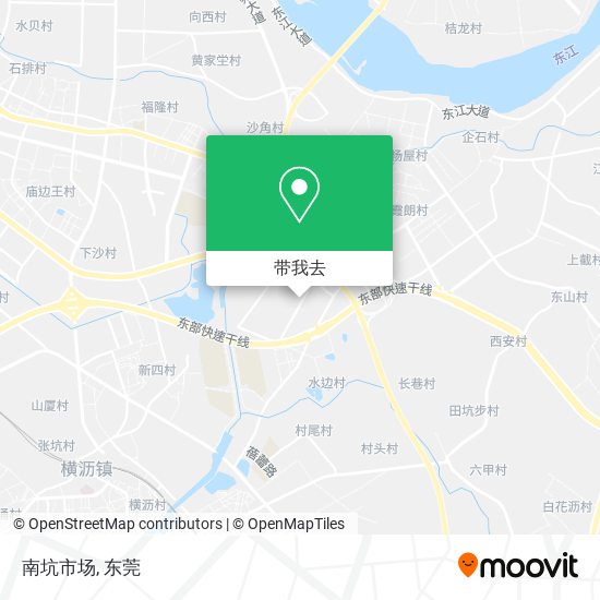南坑市场地图