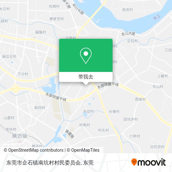 东莞市企石镇南坑村村民委员会地图
