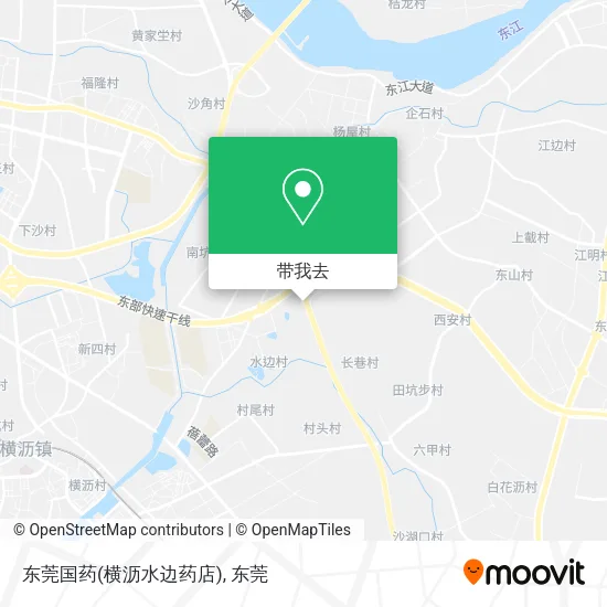 东莞国药(横沥水边药店)地图