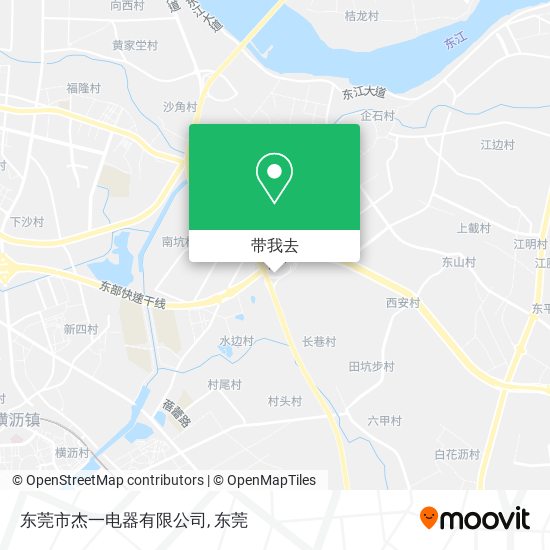 东莞市杰一电器有限公司地图