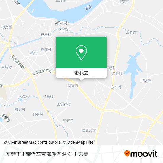 东莞市正荣汽车零部件有限公司地图