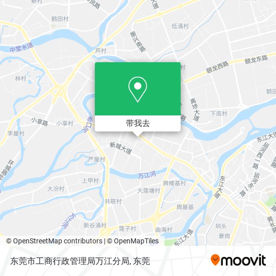 东莞市工商行政管理局万江分局地图