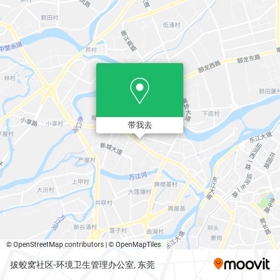 拔蛟窝社区-环境卫生管理办公室地图