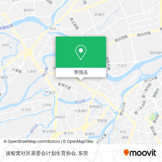 拔蛟窝社区居委会计划生育协会地图