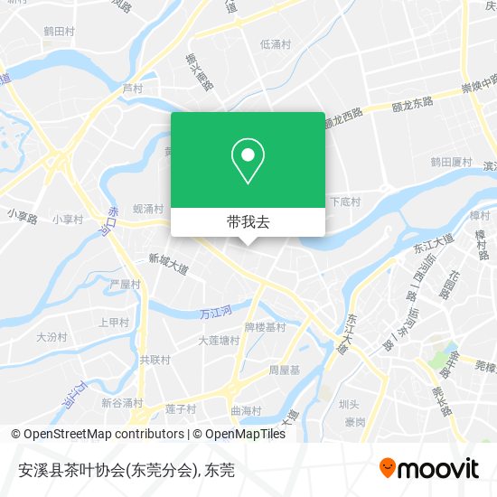 安溪县茶叶协会(东莞分会)地图