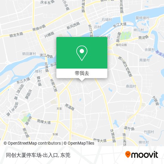同创大厦停车场-出入口地图