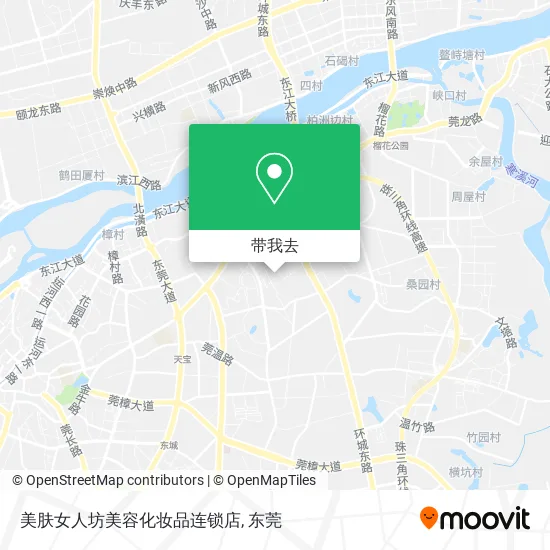 美肤女人坊美容化妆品连锁店地图