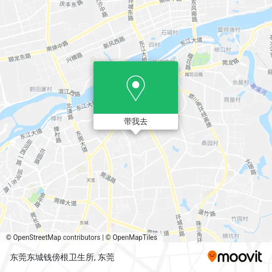 东莞东城钱傍根卫生所地图