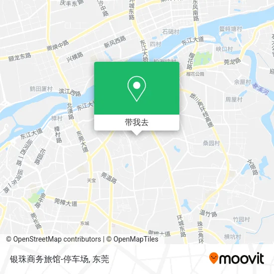 银珠商务旅馆-停车场地图